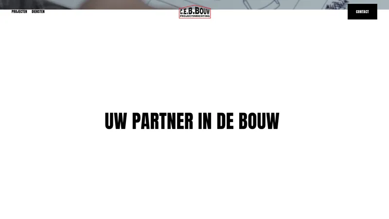 Website van C.E.B. Bouw