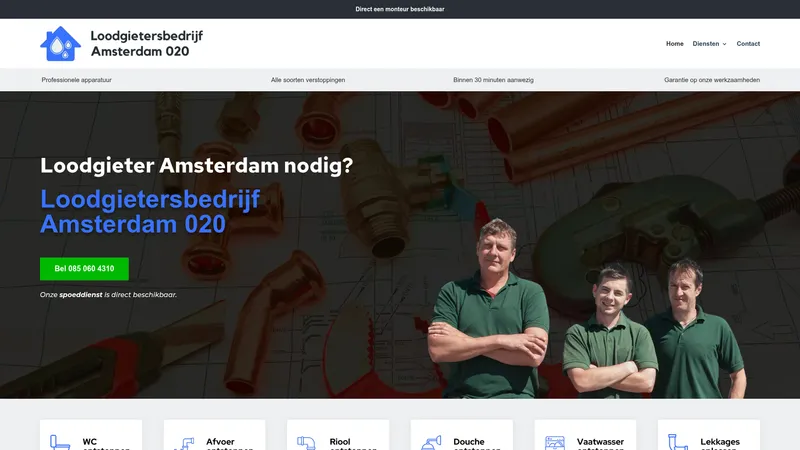 Website van De Betrouwbare Schilder