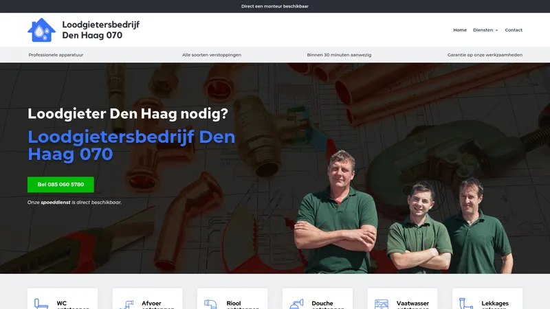 Website van De Betrouwbare Schilder