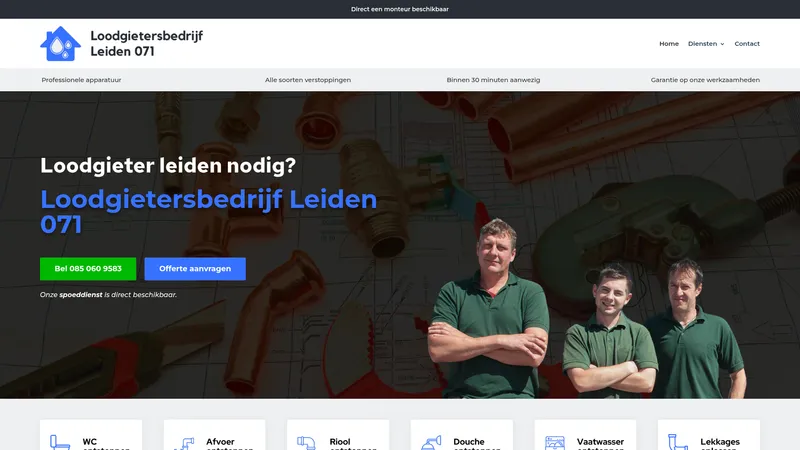 Website van De Betrouwbare Schilder