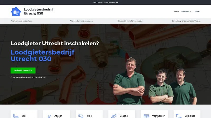 Website van De Betrouwbare Schilder
