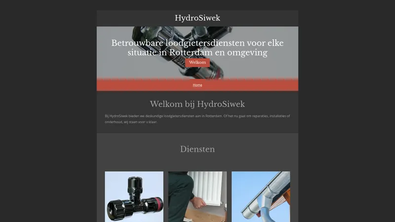 Website van HydroSiwek
