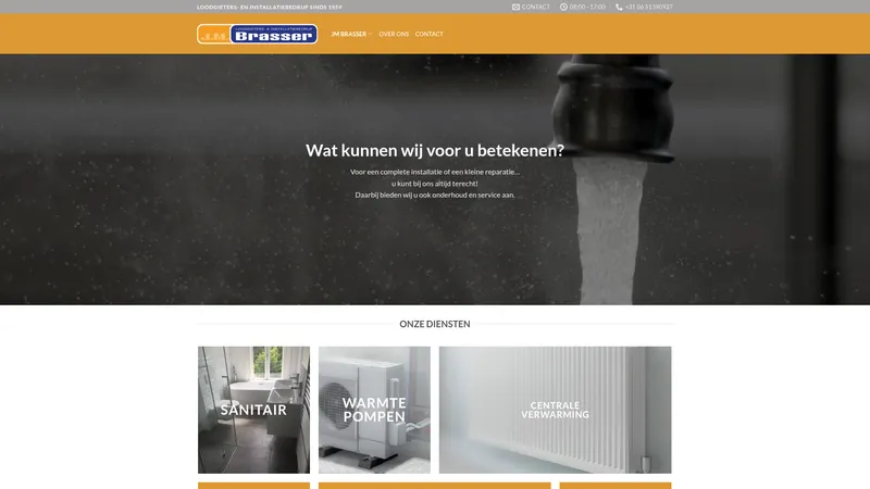 Website van JM Brasser