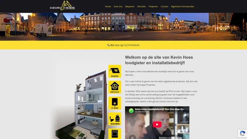 Website van Kevin Hoes Disclaimer
