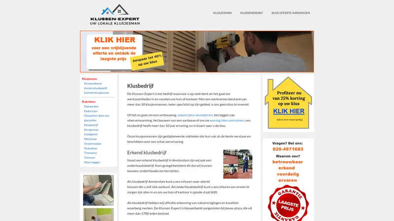Website van klussen-expert
