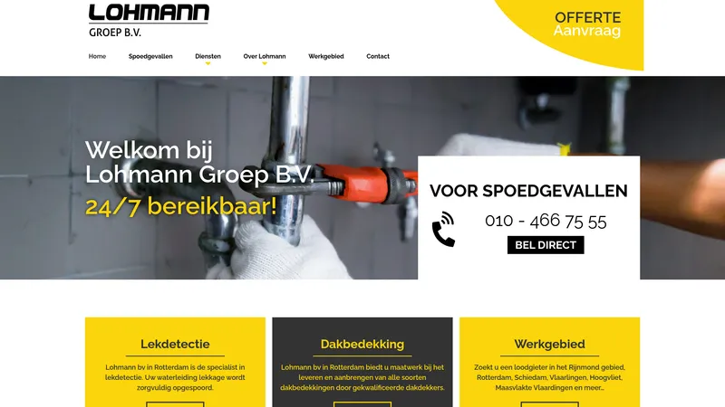 Website van Lohmann Groep B.V
