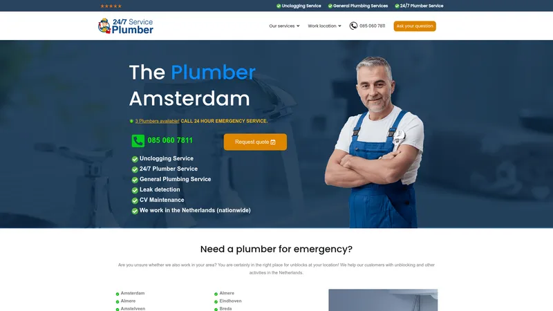 Website van Loodgieter