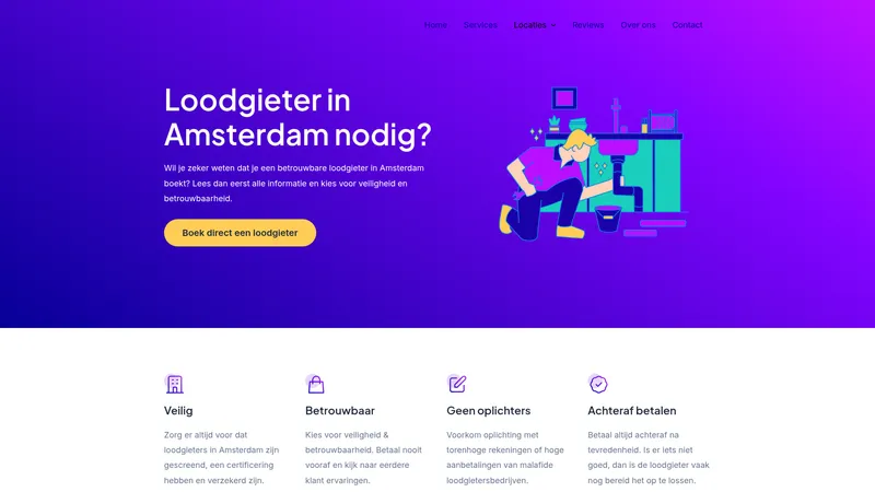Website van Loodgieteramsterdam