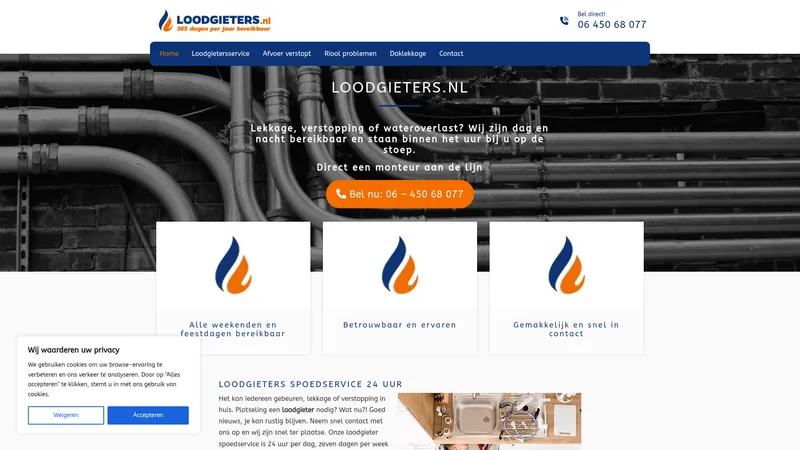 Website van LoodgietersNL