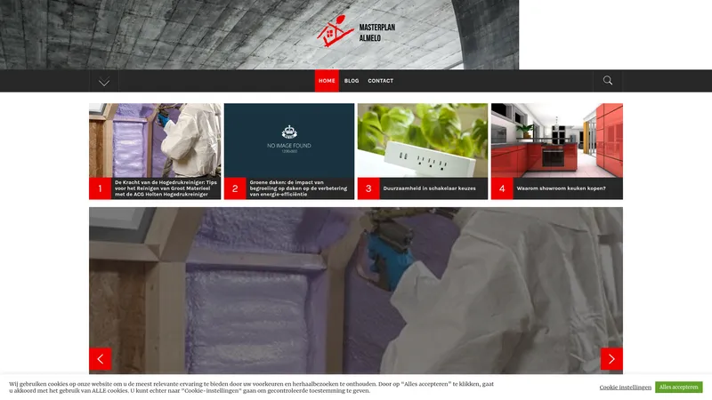 Website van Masterplan Almelo