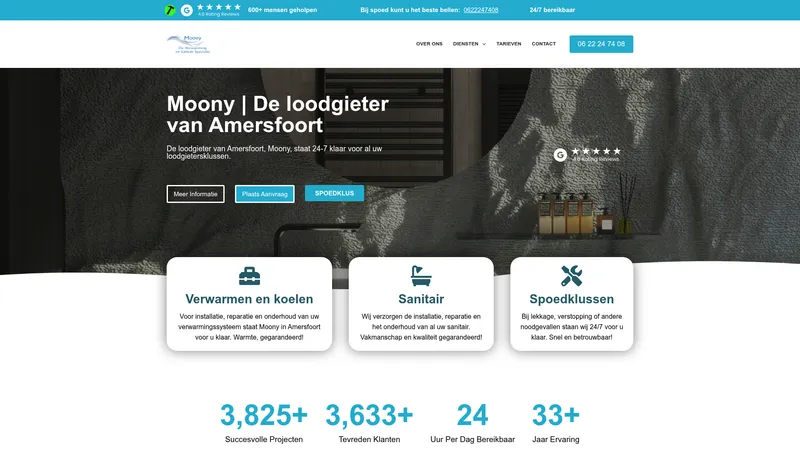 Website van Moony