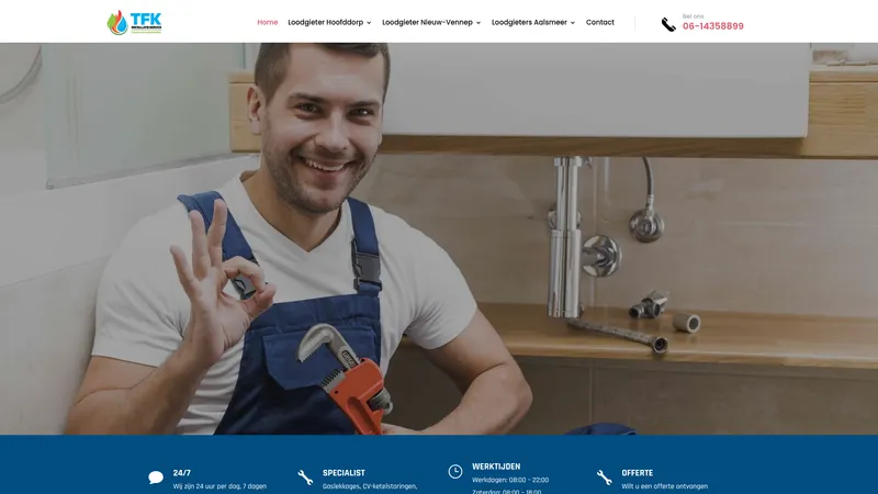 Website van Noordhollandloodgieters