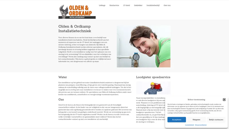 Website van Olden & Ordkamp
