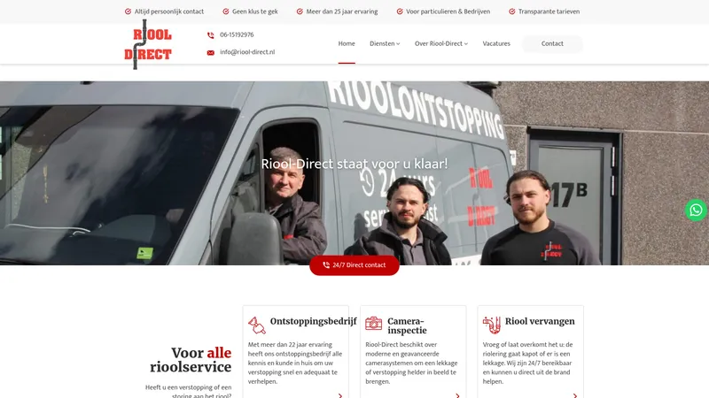 Website van Riool-Direct