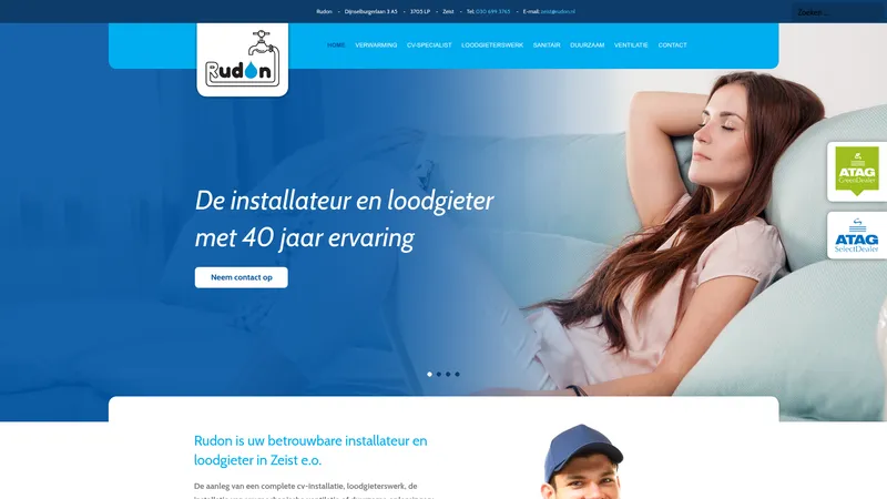 Website van Rudon Zeist