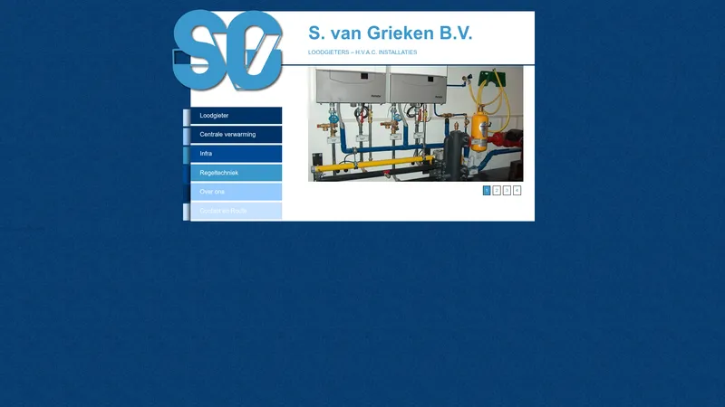 Website van S. van Grieken B.V.