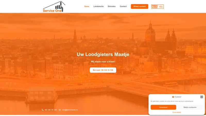 Website van Service One