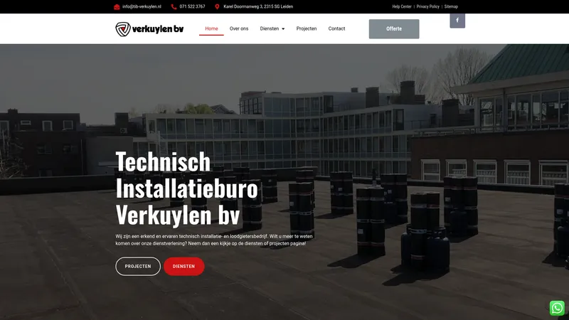 Website van TIB Verkuylen