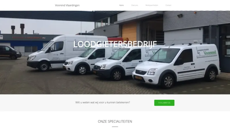 Website van Voorend Vlaardingen